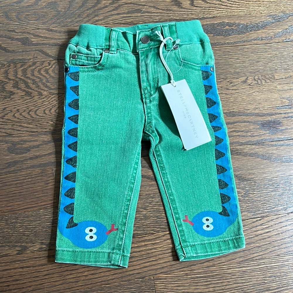Stella McCartney Kids 9M Jeans with Snake